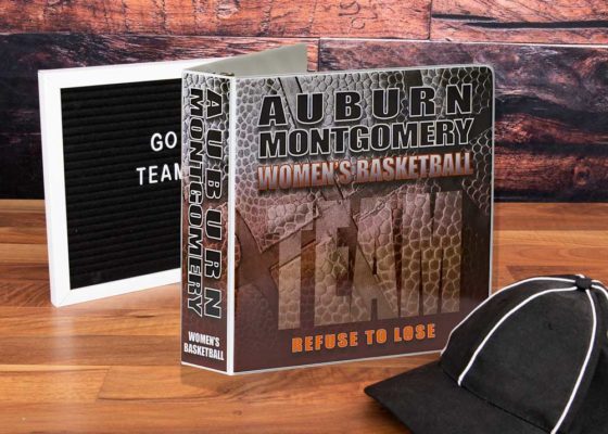 Auburn Montgomery custom binder