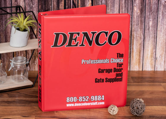Denco custom binder front cover