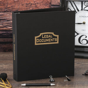 Cloth Covered Legal Document Binder